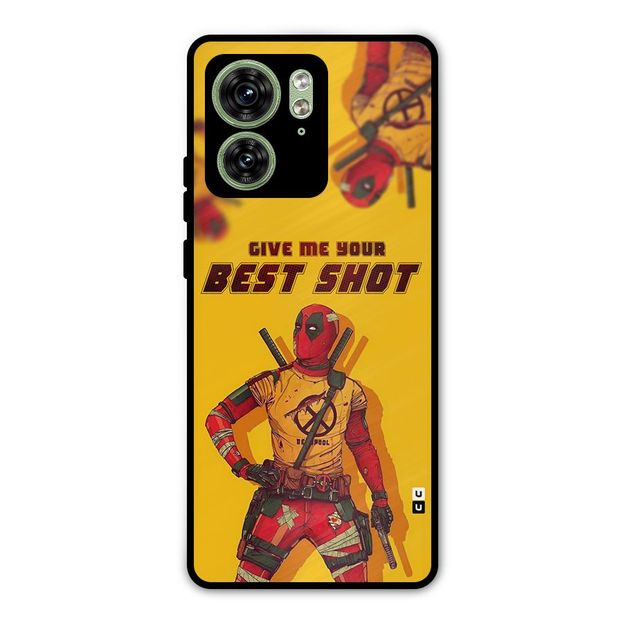 Best Shot Metal Back Case for Motorola Edge 40 5G