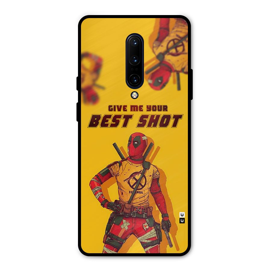 Best Shot Metal Back Case for OnePlus 7 Pro
