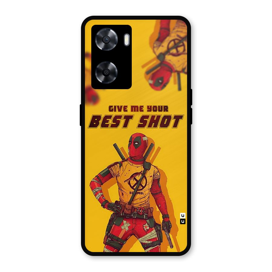 Best Shot Metal Back Case for Oppo A57 2022