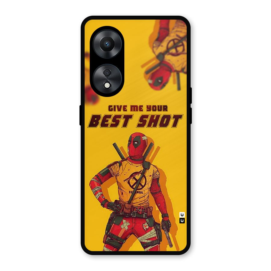 Best Shot Metal Back Case for Oppo A78