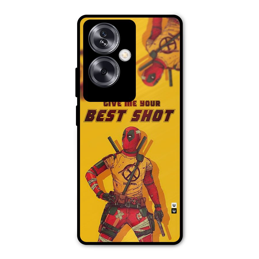 Best Shot Metal Back Case for Oppo A79 5G