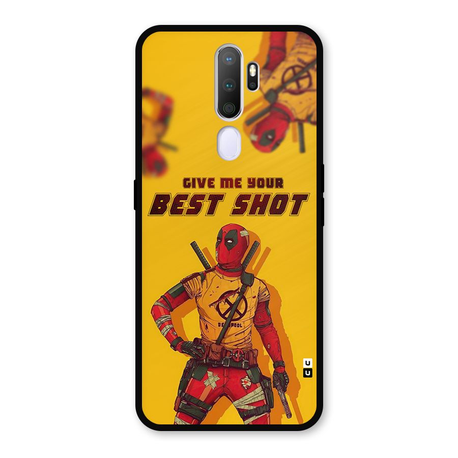 Best Shot Metal Back Case for Oppo A9 (2020)