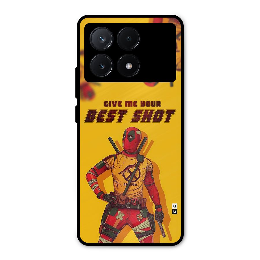 Best Shot Metal Back Case for Poco X6 Pro