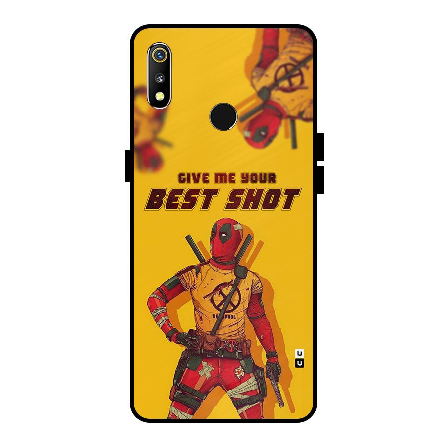 Best Shot Metal Back Case for Realme 3
