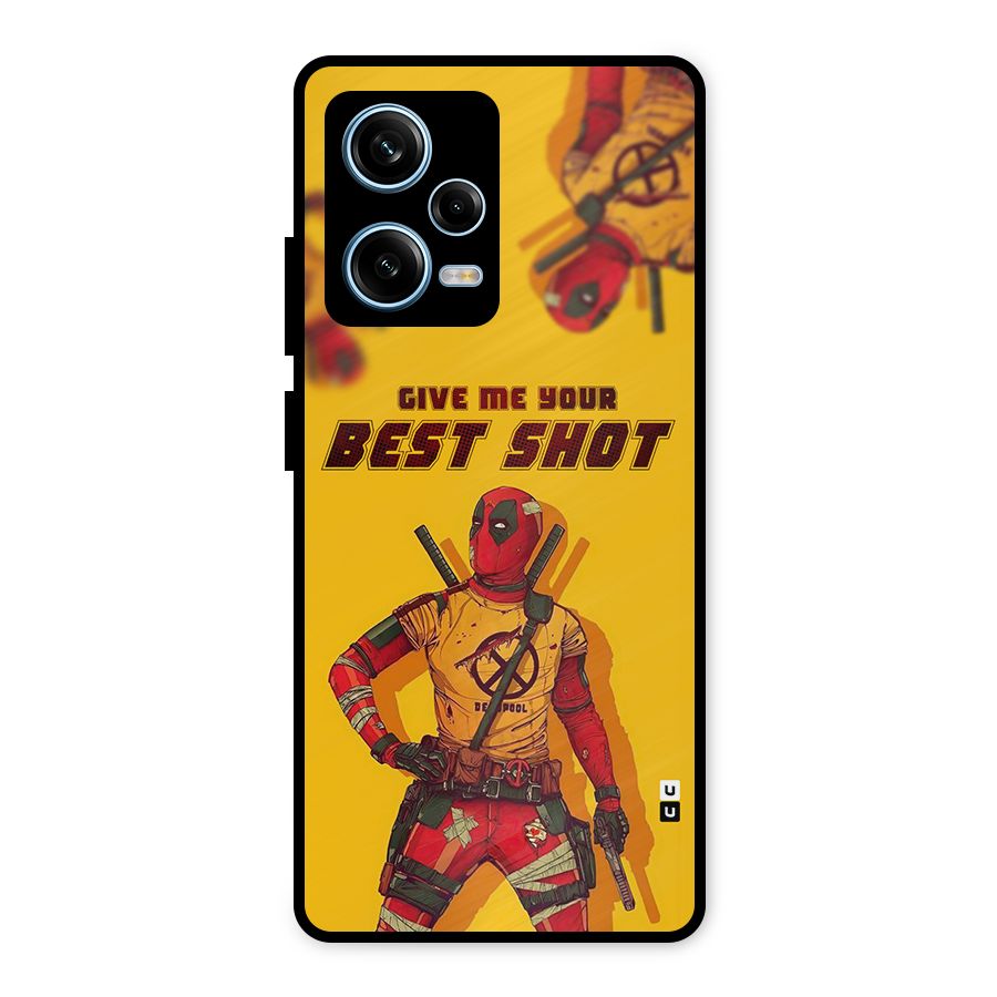 Best Shot Metal Back Case for Redmi Note 12 Pro