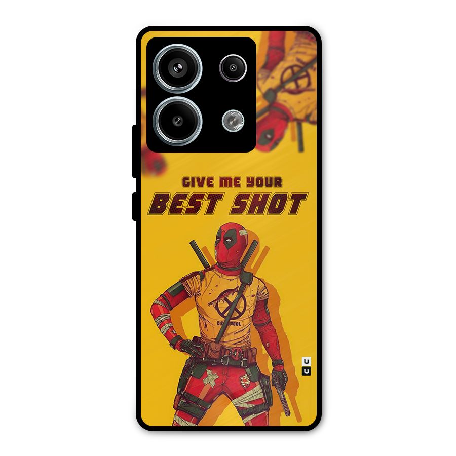 Best Shot Metal Back Case for Redmi Note 13 Pro 5G