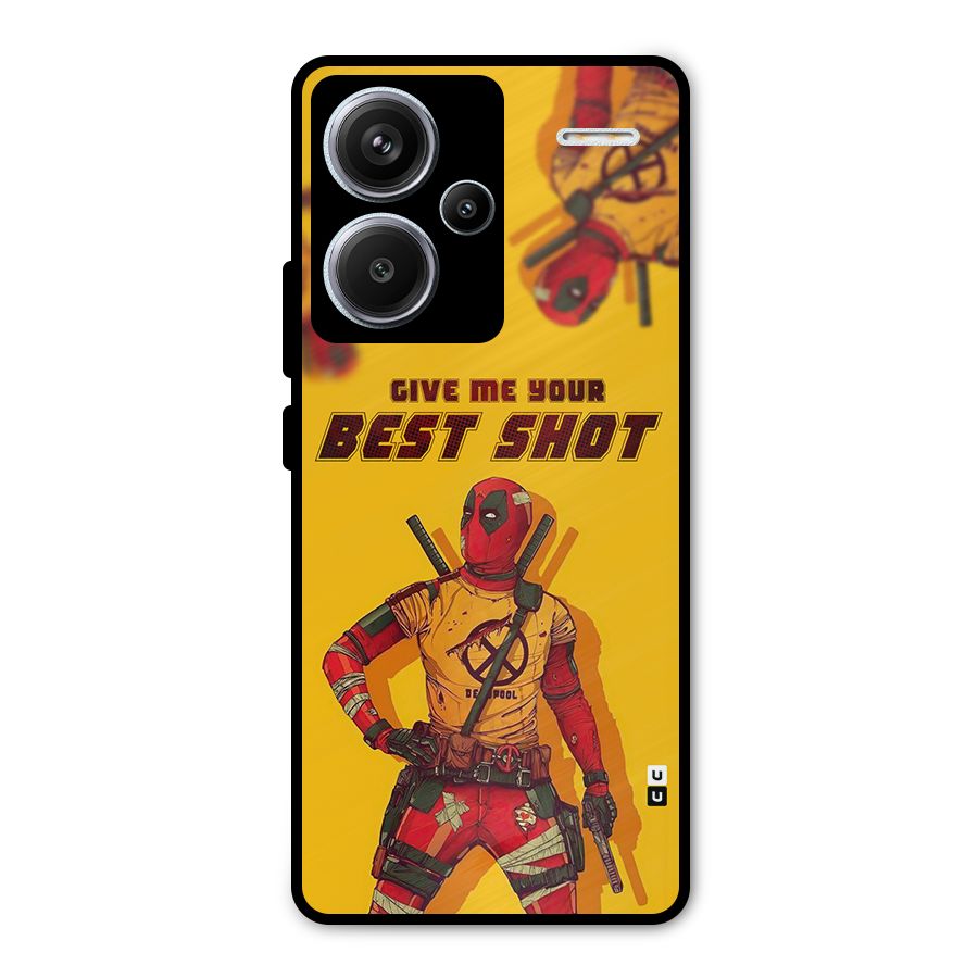 Best Shot Metal Back Case for Redmi Note 13 Pro Plus