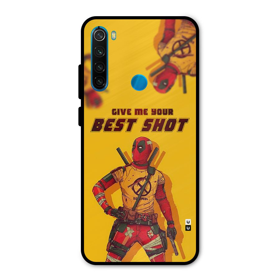 Best Shot Metal Back Case for Redmi Note 8