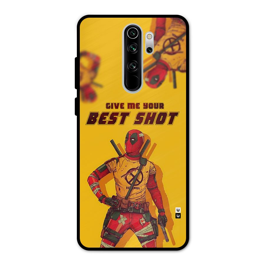 Best Shot Metal Back Case for Redmi Note 8 Pro