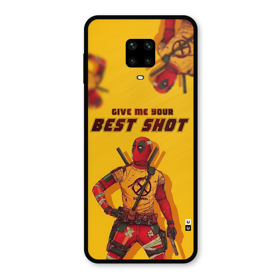 Best Shot Metal Back Case for Redmi Note 9 Pro