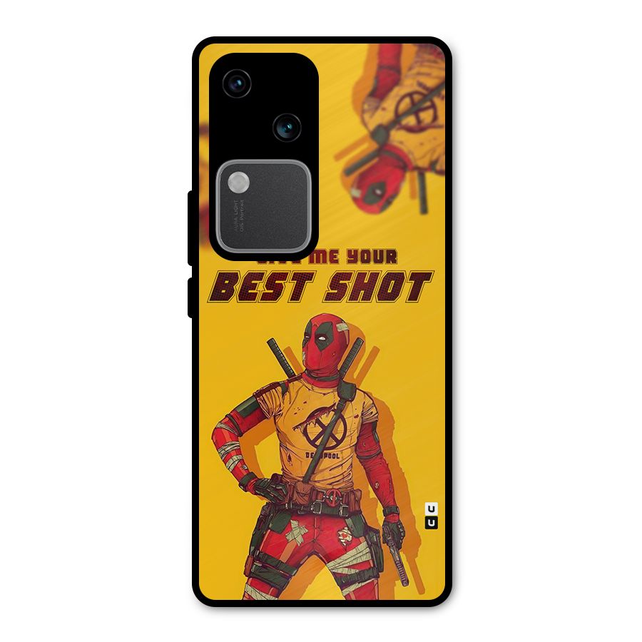 Best Shot Metal Back Case for Vivo V30 Pro