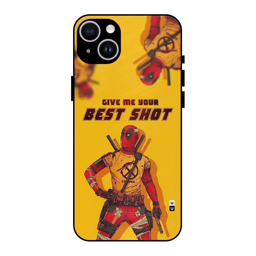 Best Shot Metal Back Case for iPhone 14 Plus