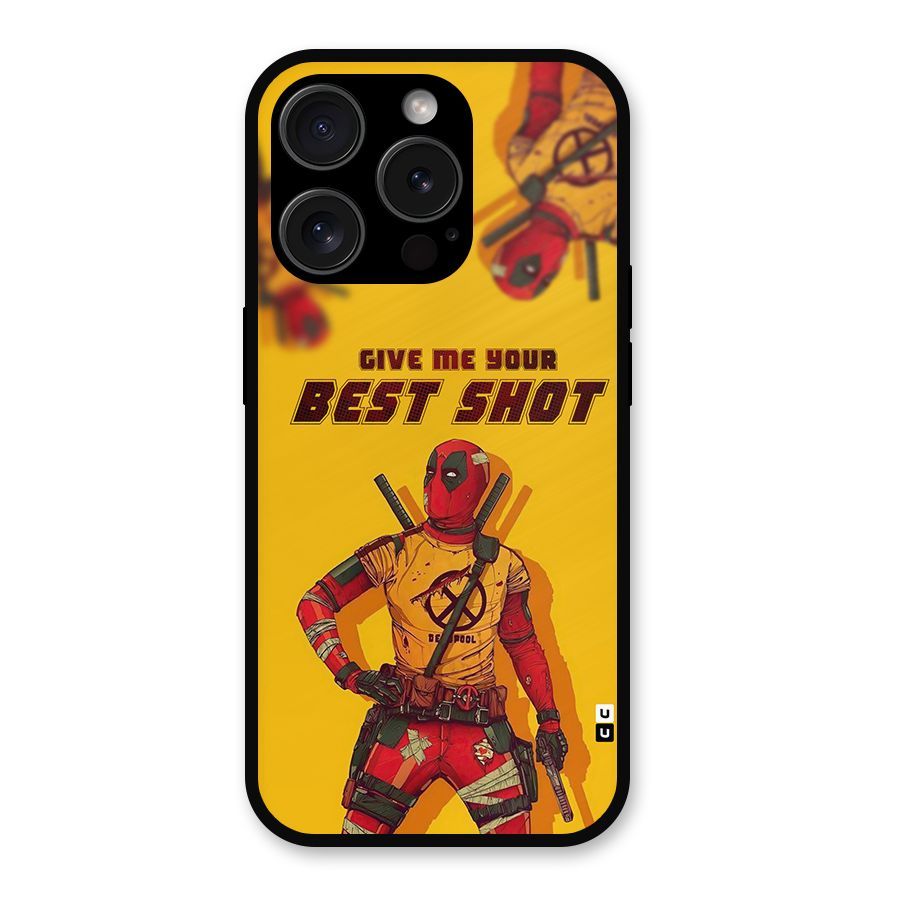Best Shot Metal Back Case for iPhone 15 Pro