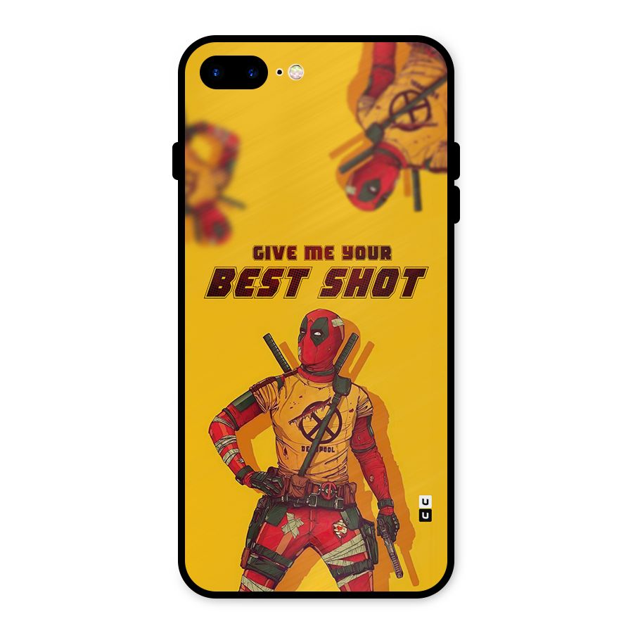 Best Shot Metal Back Case for iPhone 8 Plus