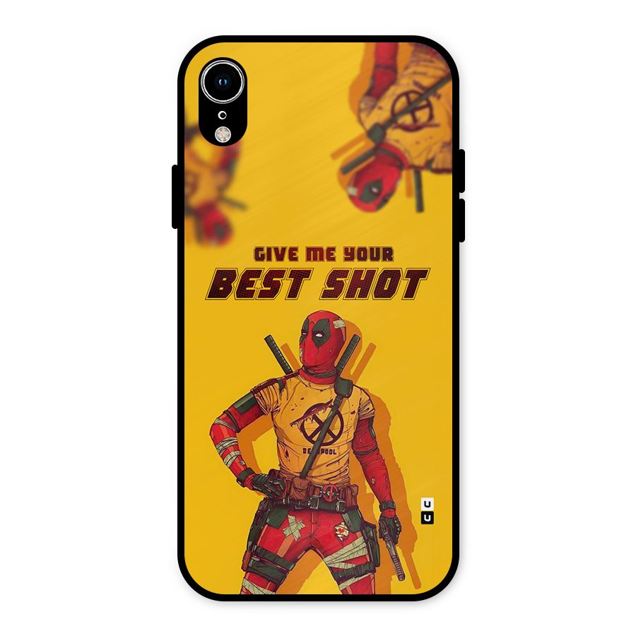 Best Shot Metal Back Case for iPhone XR