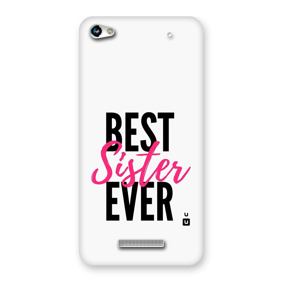 Best Sister Ever Back Case for Canvas Hue 2 A316