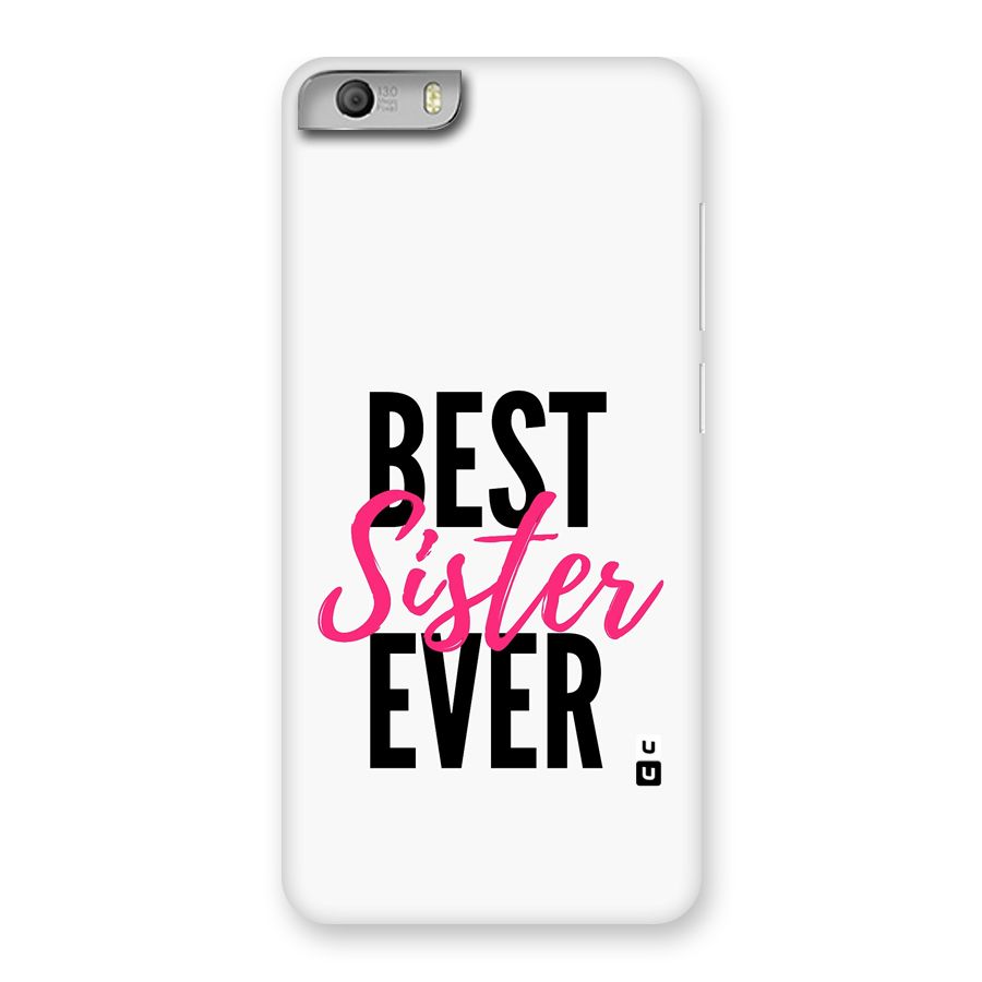 Best Sister Ever Back Case for Canvas Knight 2