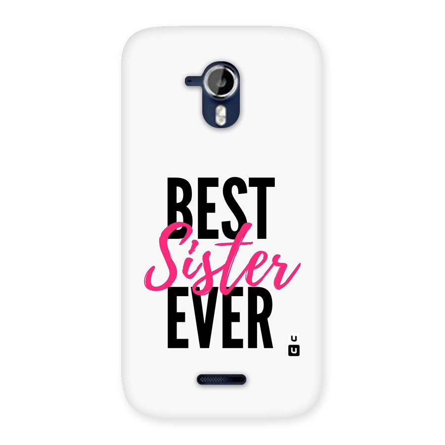 Best Sister Ever Back Case for Canvas Magnus A117