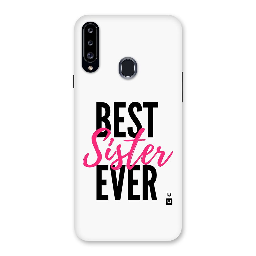 Best Sister Ever Back Case for Galaxy A20s