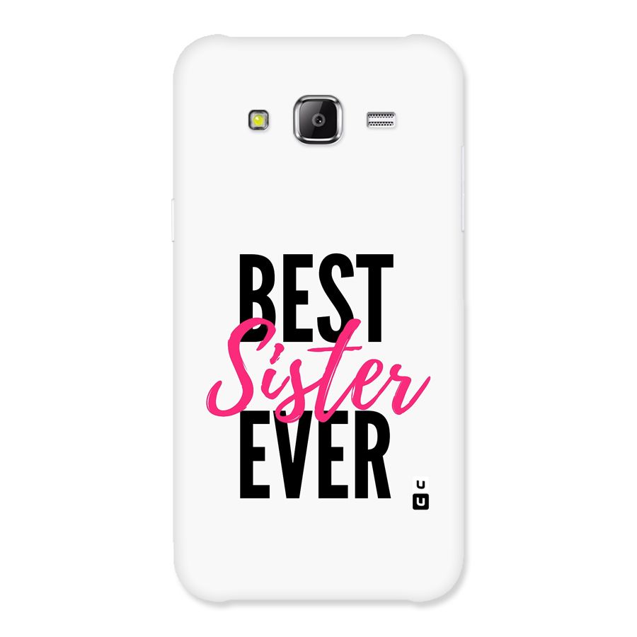 Best Sister Ever Back Case for Galaxy J2 Prime