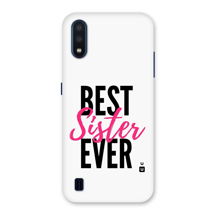Best Sister Ever Back Case for Galaxy M01