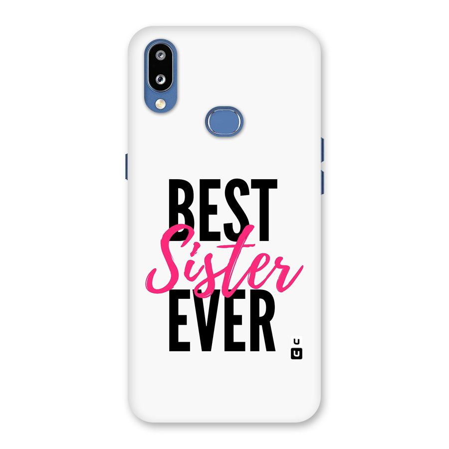 Best Sister Ever Back Case for Galaxy M01s