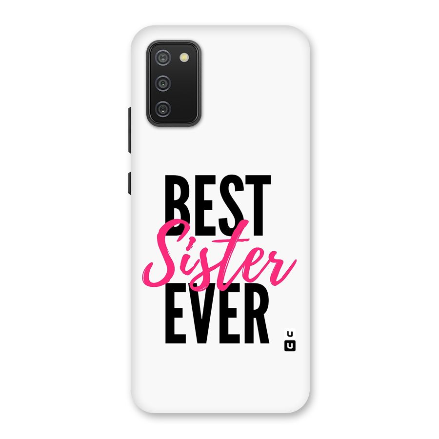 Best Sister Ever Back Case for Galaxy M02s