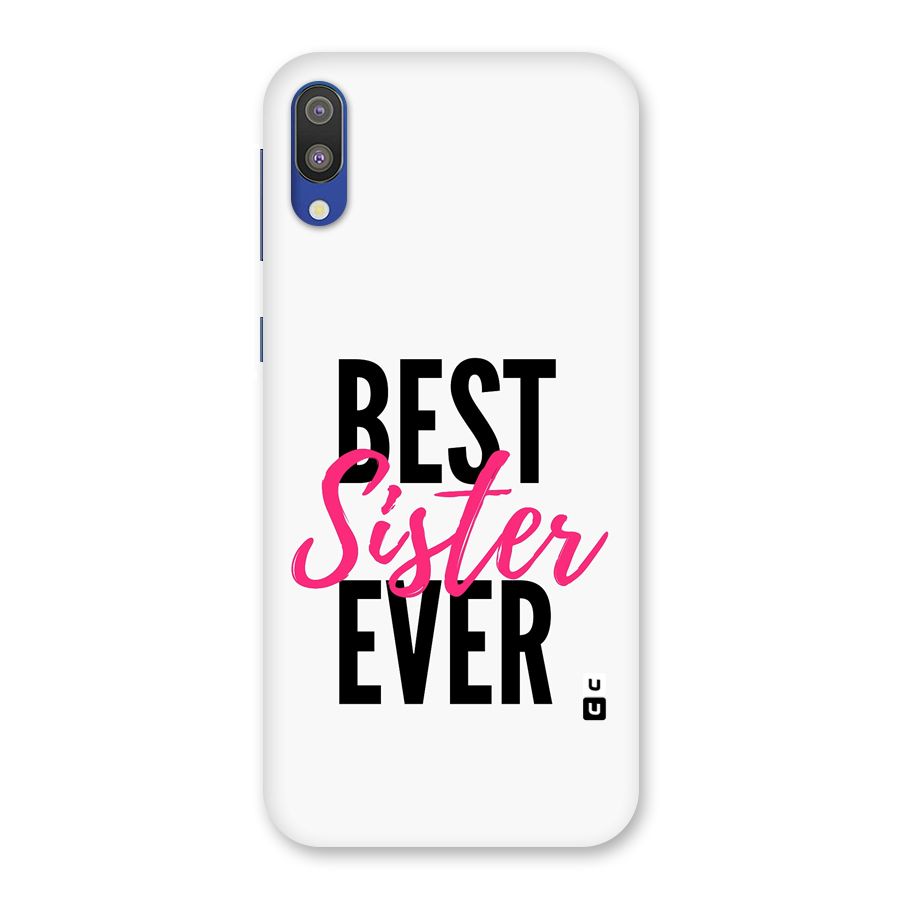 Best Sister Ever Back Case for Galaxy M10