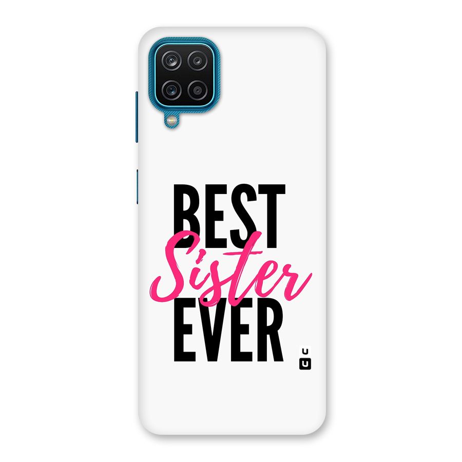 Best Sister Ever Back Case for Galaxy M12