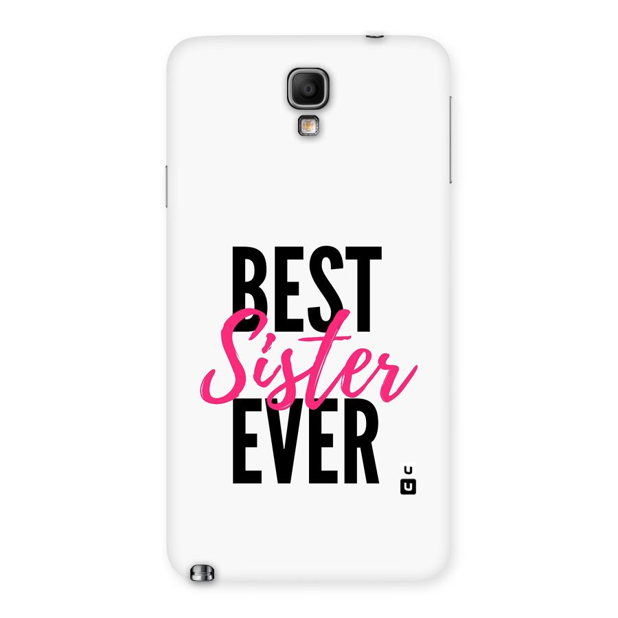 Best Sister Ever Back Case for Galaxy Note 3 Neo