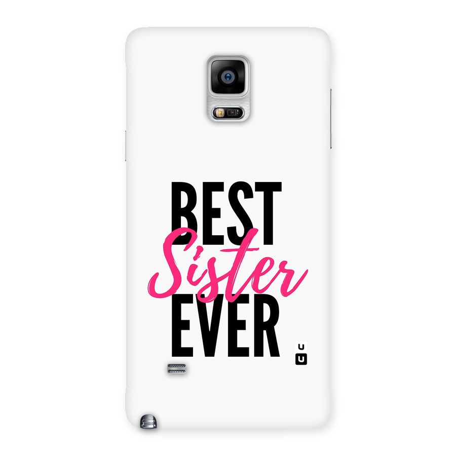 Best Sister Ever Back Case for Galaxy Note 4