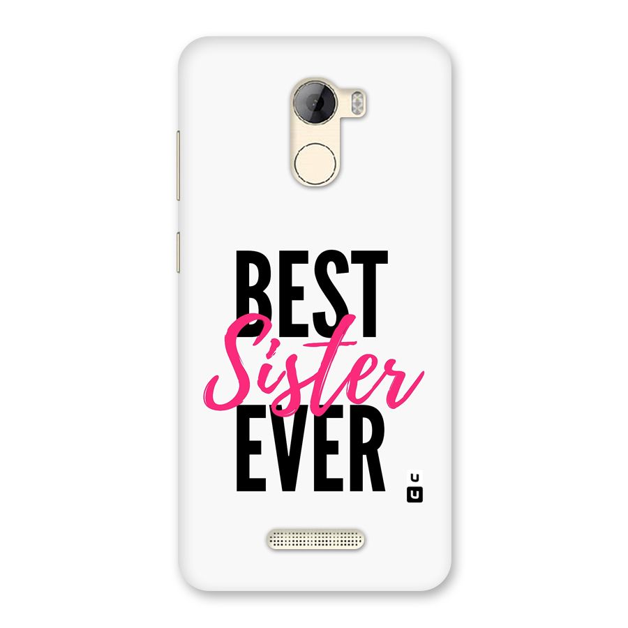 Best Sister Ever Back Case for Gionee A1 LIte