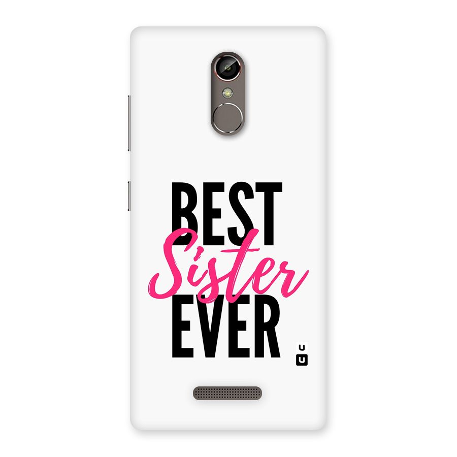 Best Sister Ever Back Case for Gionee S6s