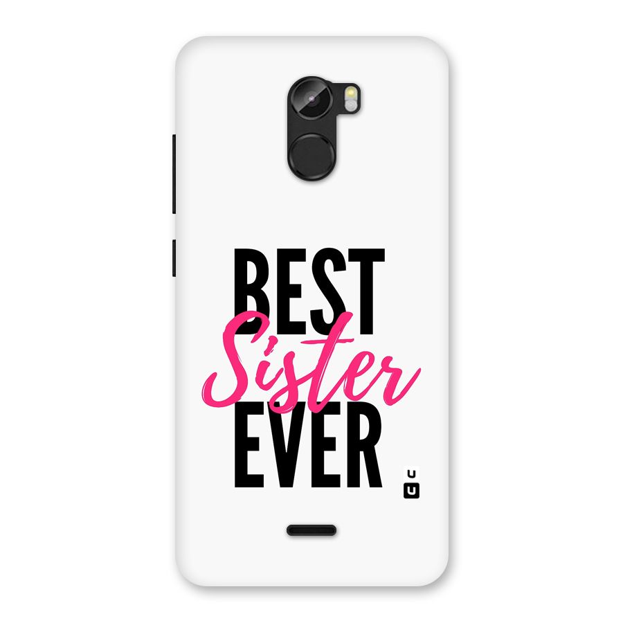 Best Sister Ever Back Case for Gionee X1