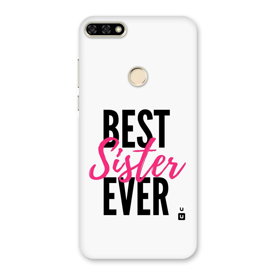 Best Sister Ever Back Case for Honor 7A