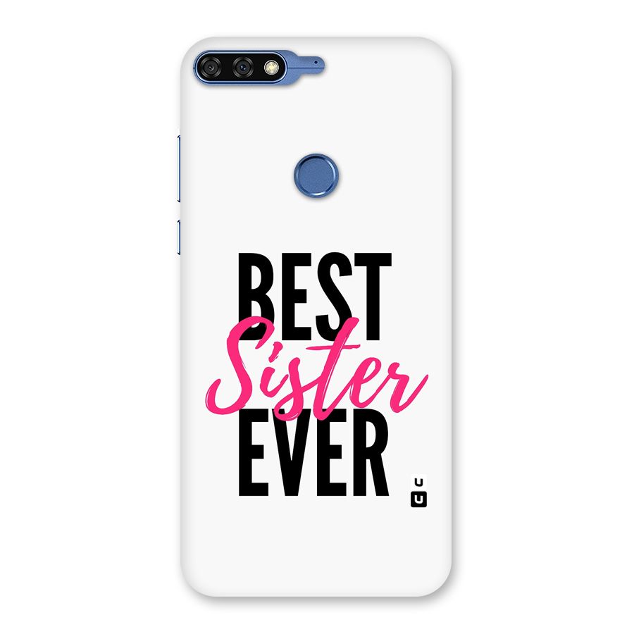 Best Sister Ever Back Case for Honor 7C