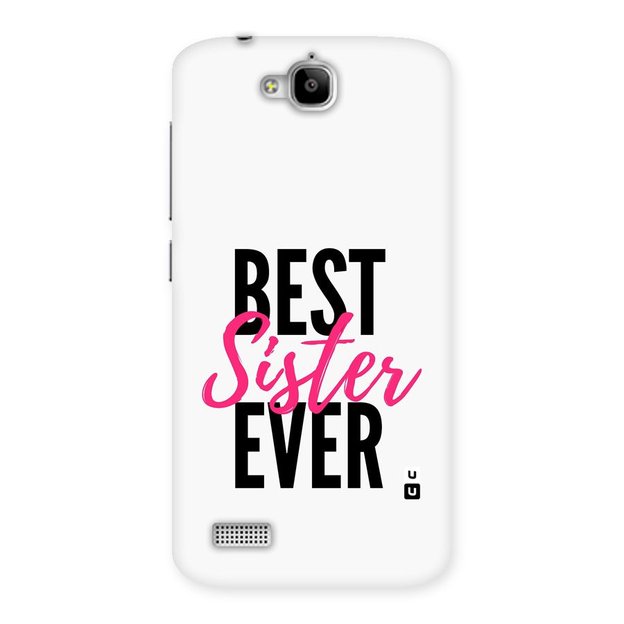 Best Sister Ever Back Case for Honor Holly