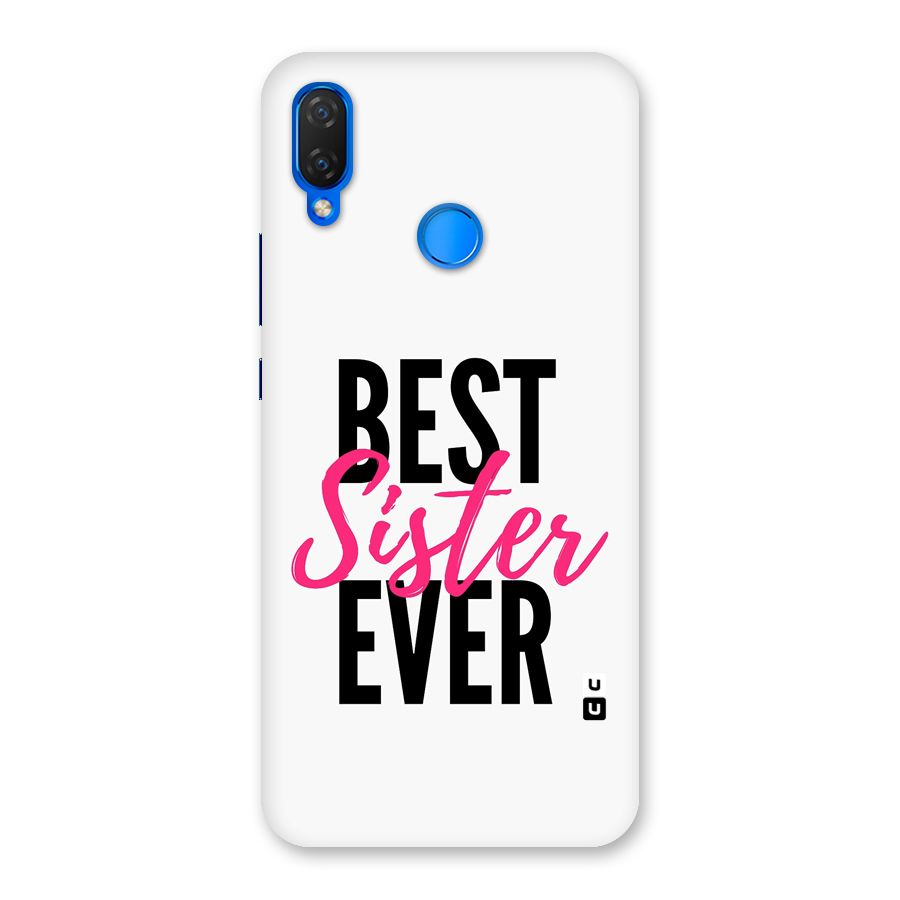 Best Sister Ever Back Case for Huawei P Smart+