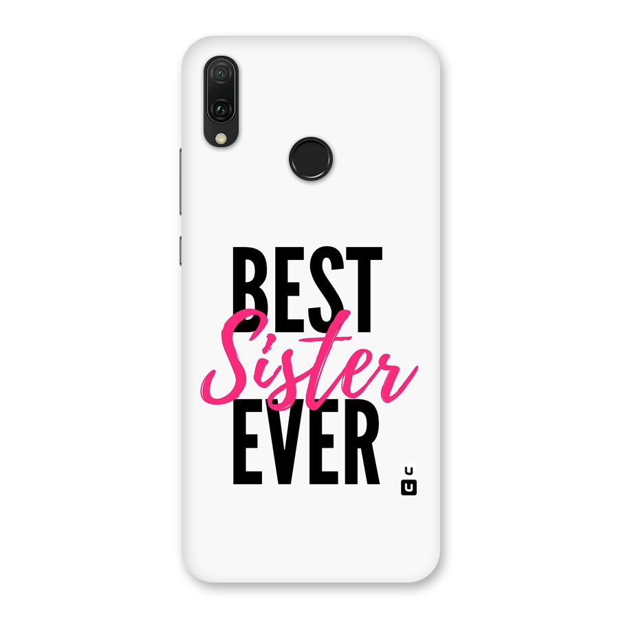 Best Sister Ever Back Case for Huawei Y9 (2019)