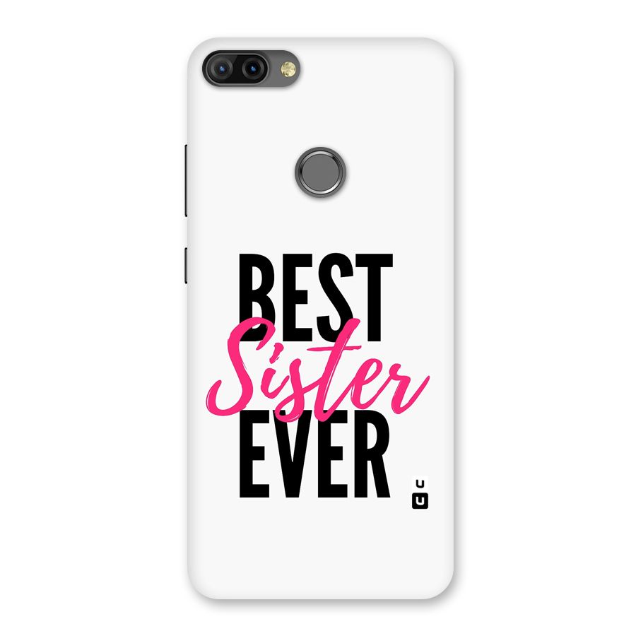 Best Sister Ever Back Case for Infinix Hot 6 Pro