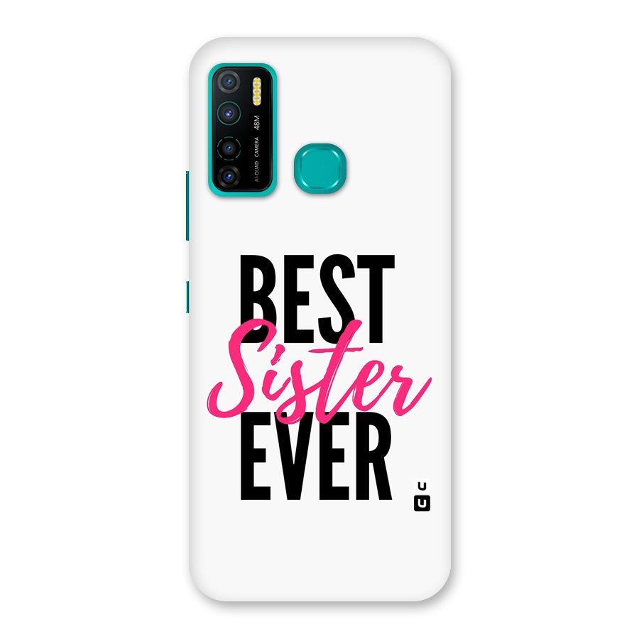 Best Sister Ever Back Case for Infinix Hot 9 Pro