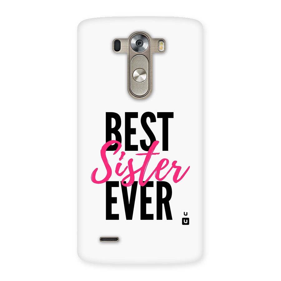Best Sister Ever Back Case for LG G3