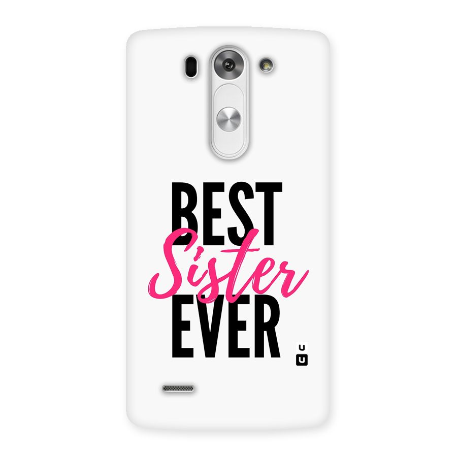 Best Sister Ever Back Case for LG G3 Mini