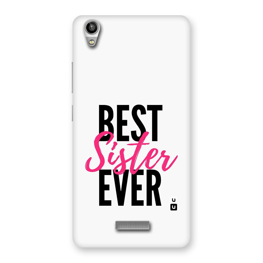 Best Sister Ever Back Case for Lava Pixel V1