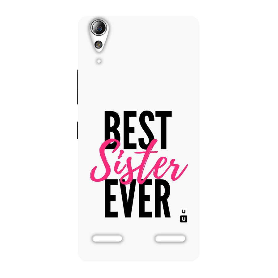 Best Sister Ever Back Case for Lenovo A6000