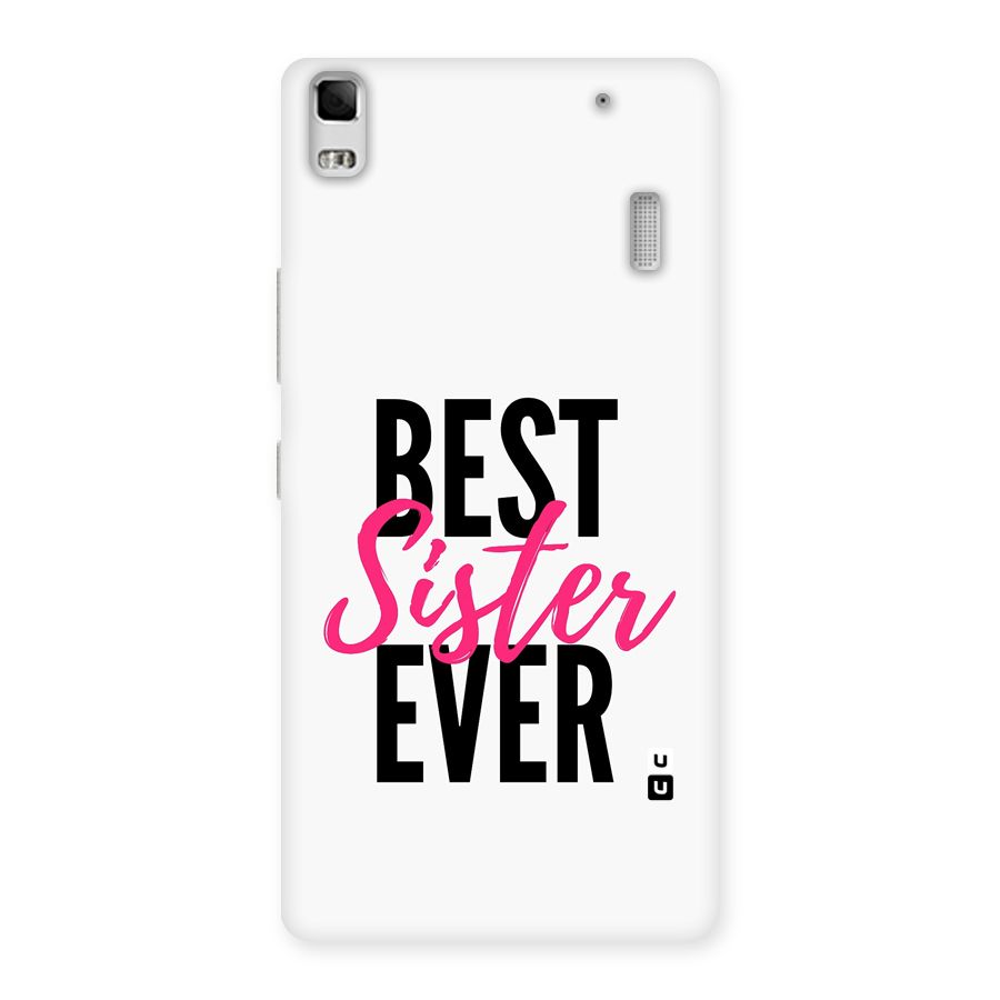 Best Sister Ever Back Case for Lenovo K3 Note