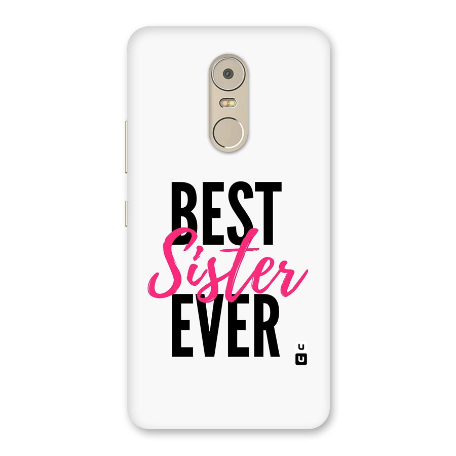 Best Sister Ever Back Case for Lenovo K6 Note