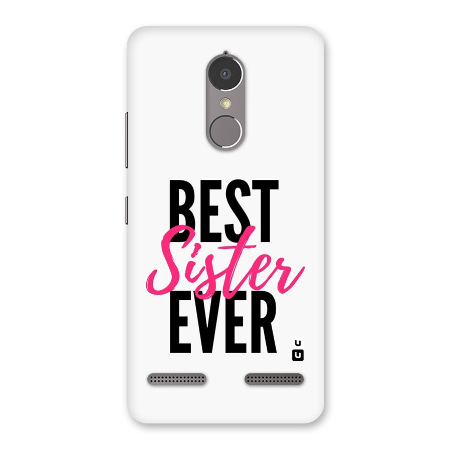 Best Sister Ever Back Case for Lenovo K6 Power