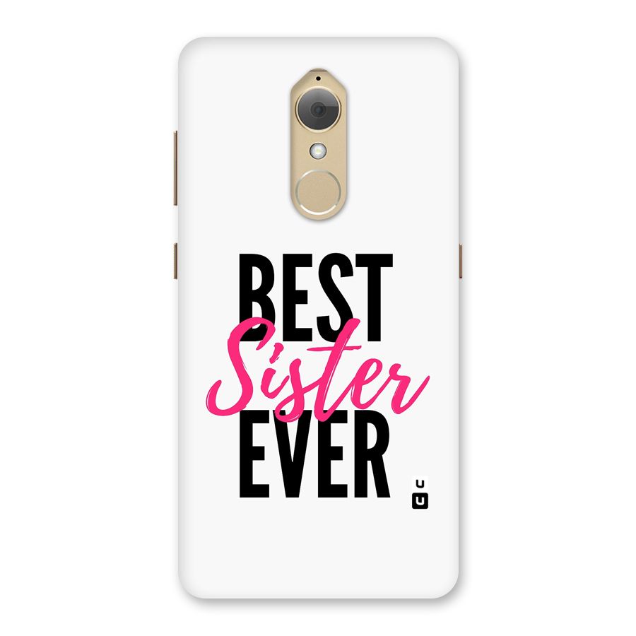 Best Sister Ever Back Case for Lenovo K8
