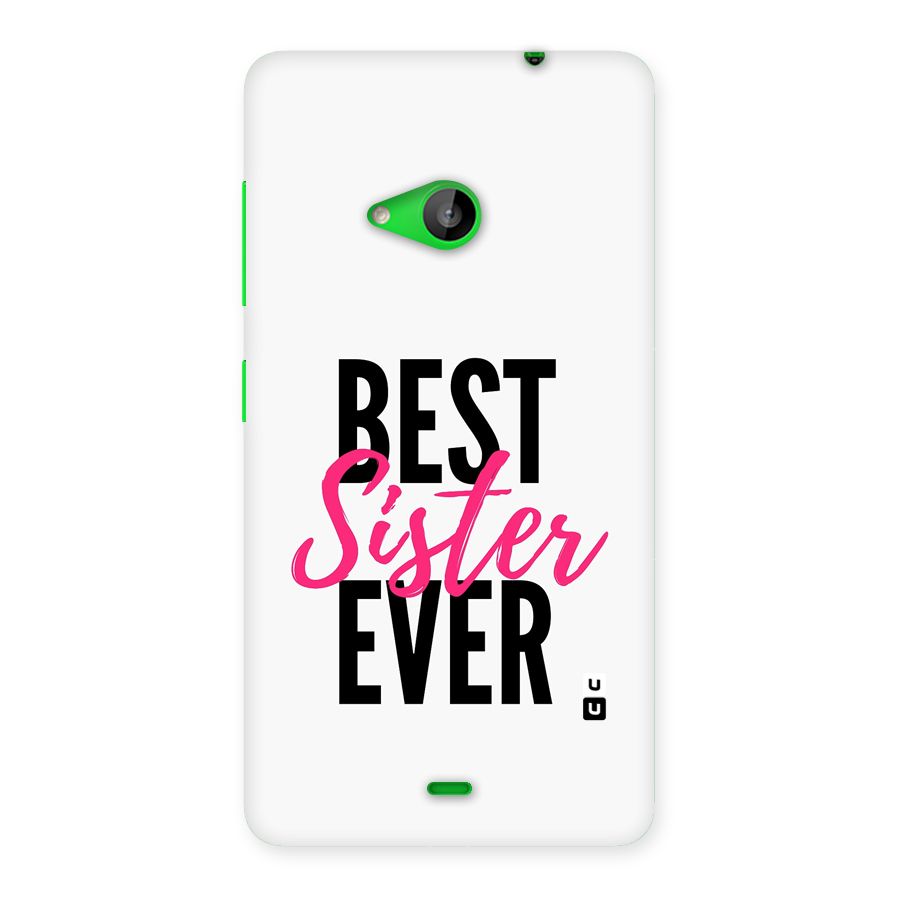 Best Sister Ever Back Case for Lumia 535